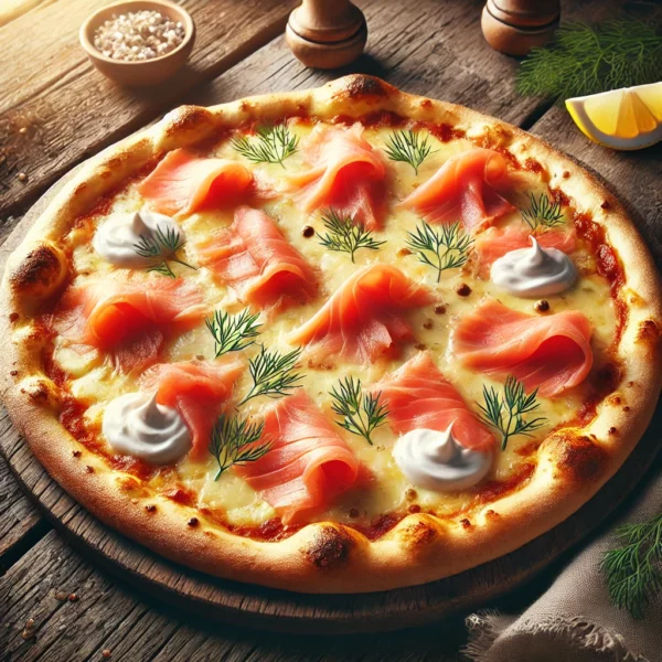 Pizza Salmone Junior